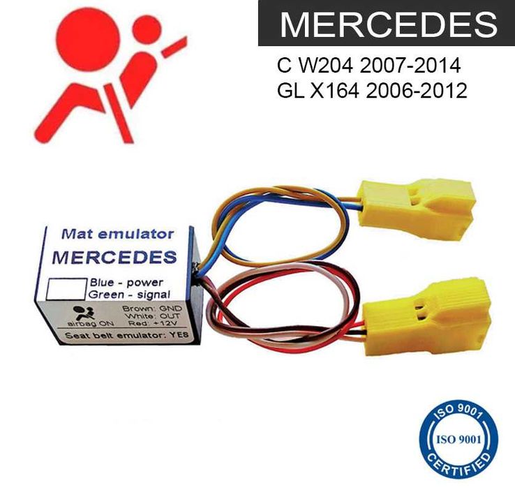 Emulador Esteira AirBag+Cinto Mercedes Classe C 220 W04 GL X164 (NOVO)