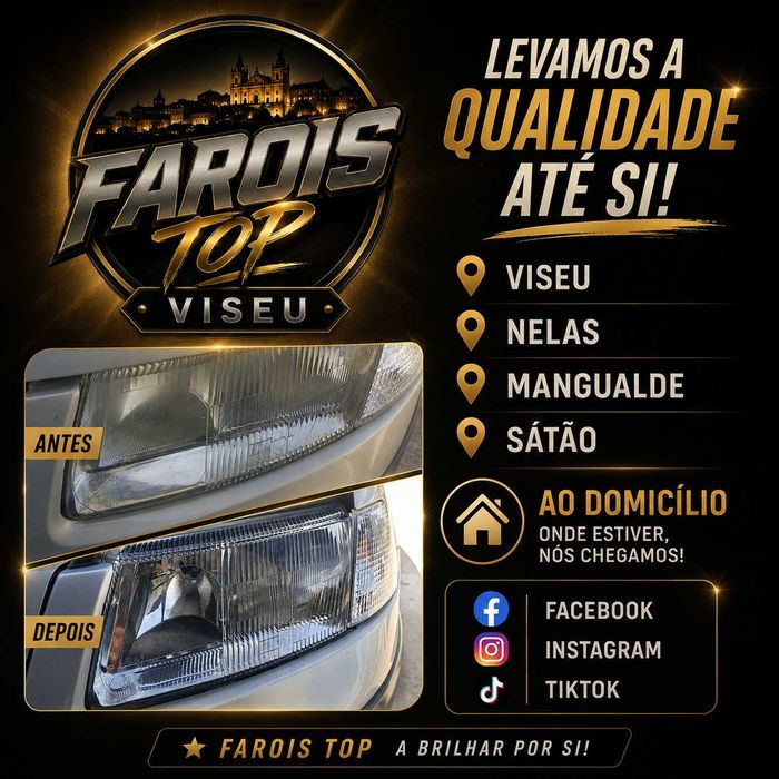 Polimento de faróis/proteção UV