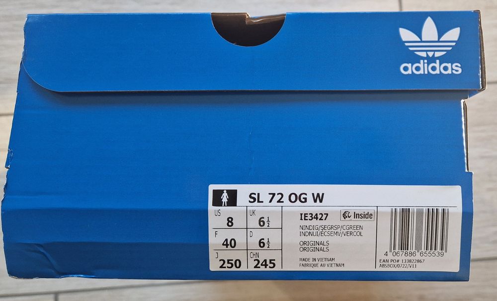 Adidas Originals SL72 OG zielone skóra r. 40 NOWE