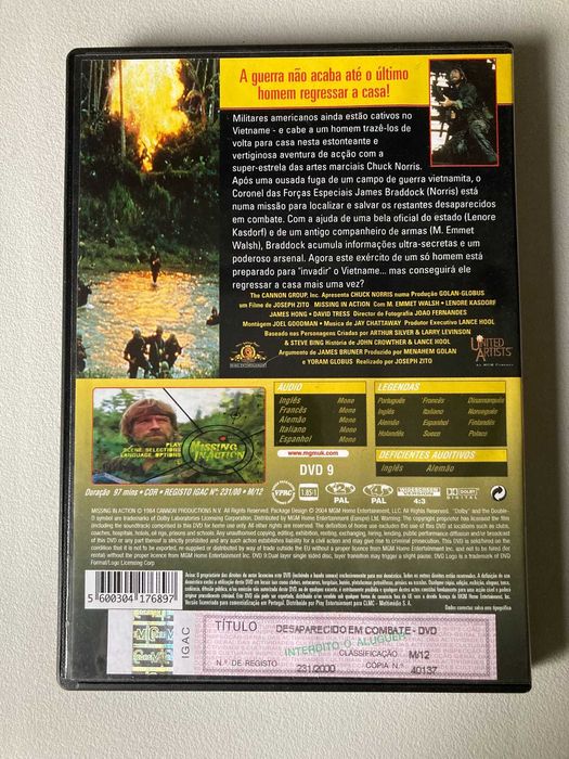 [DVD] Desaparecido em Combate (Missing In Action)