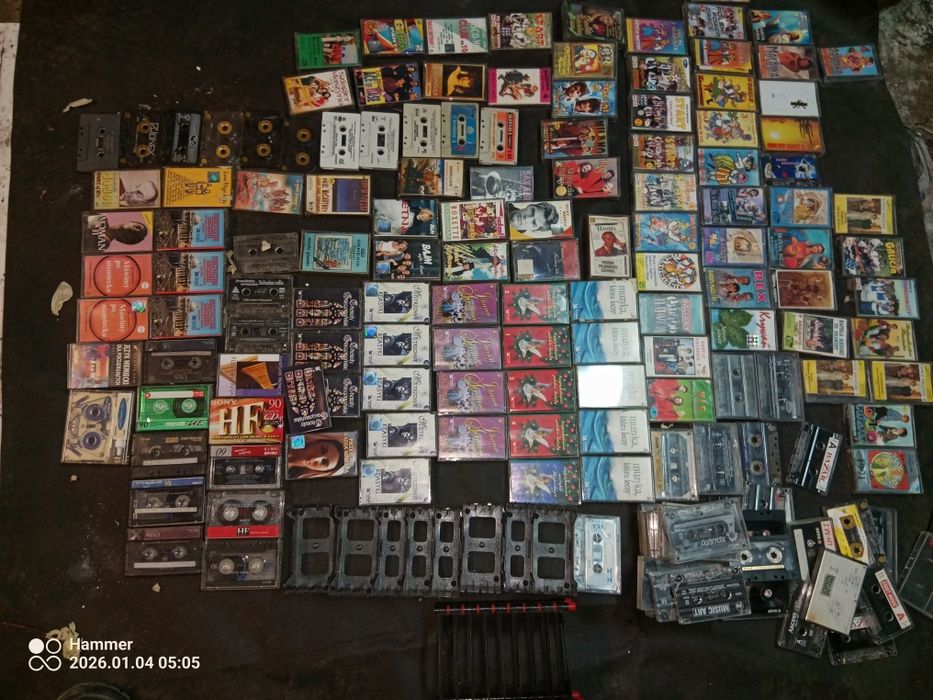 Duża kolekcja kaset hf stereo