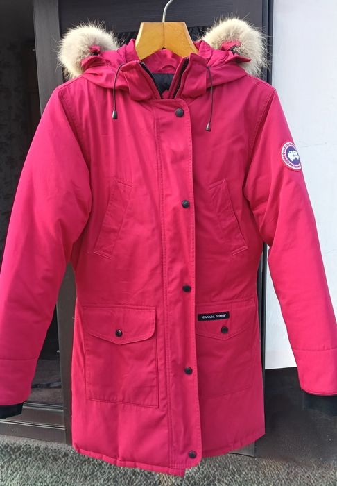 Жіноча зимова куртка парка Trillium Canada Goose червона пухова S