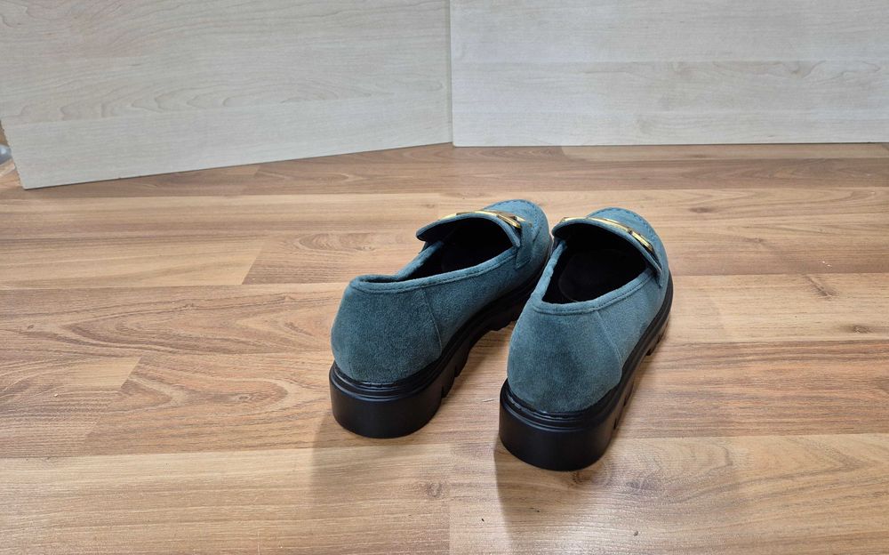 Półbuty damskie zielone r 38 nowe