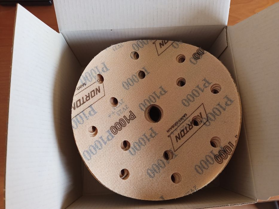 Krążki ścierne Norton film p1000