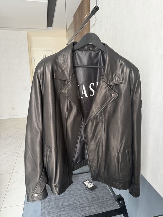 Куртка НОВА шкіряна чоловіча чорна на XL/2XL