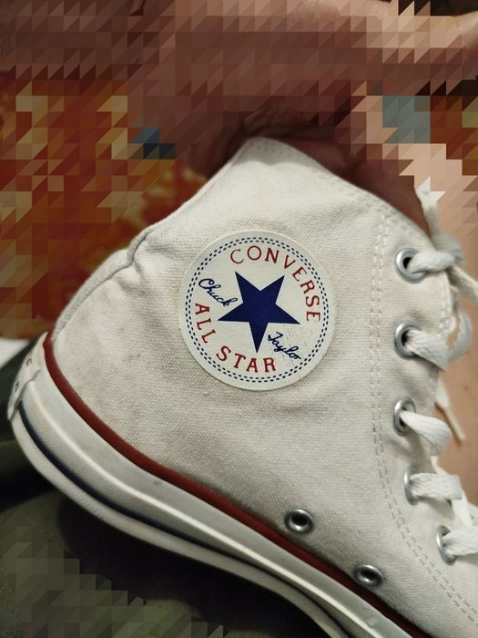 Кеди високі білі Converse