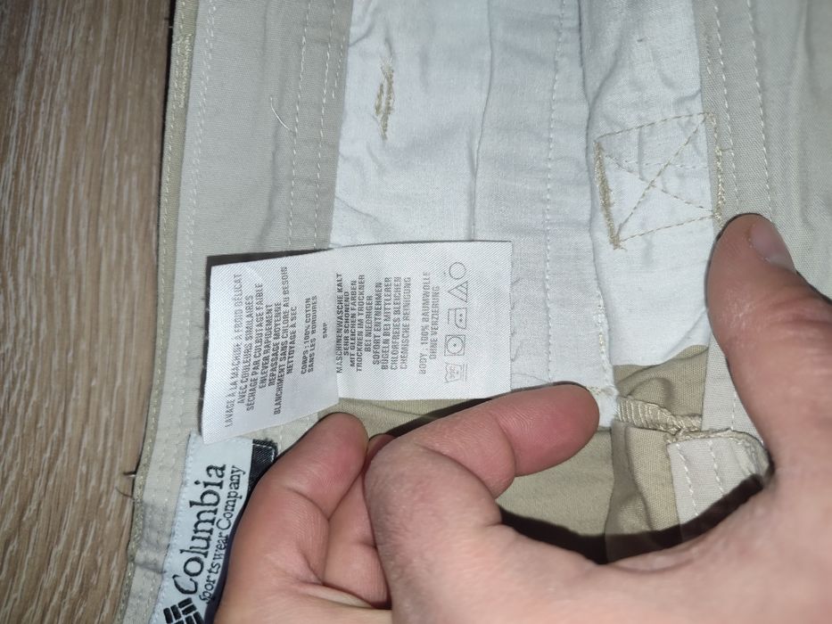 Spodnie chinos proste straight fit Columbia