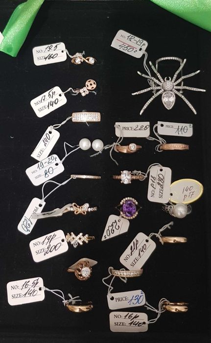 Каблучка перстень обручка. Без комісії Хірург.сплав Біжутерія Цирконій