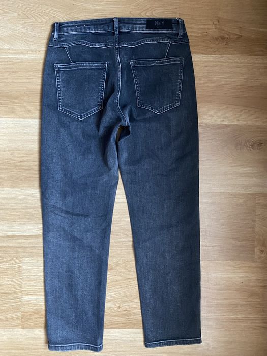 Jeansy Reserved 40 L dżety rurki szare