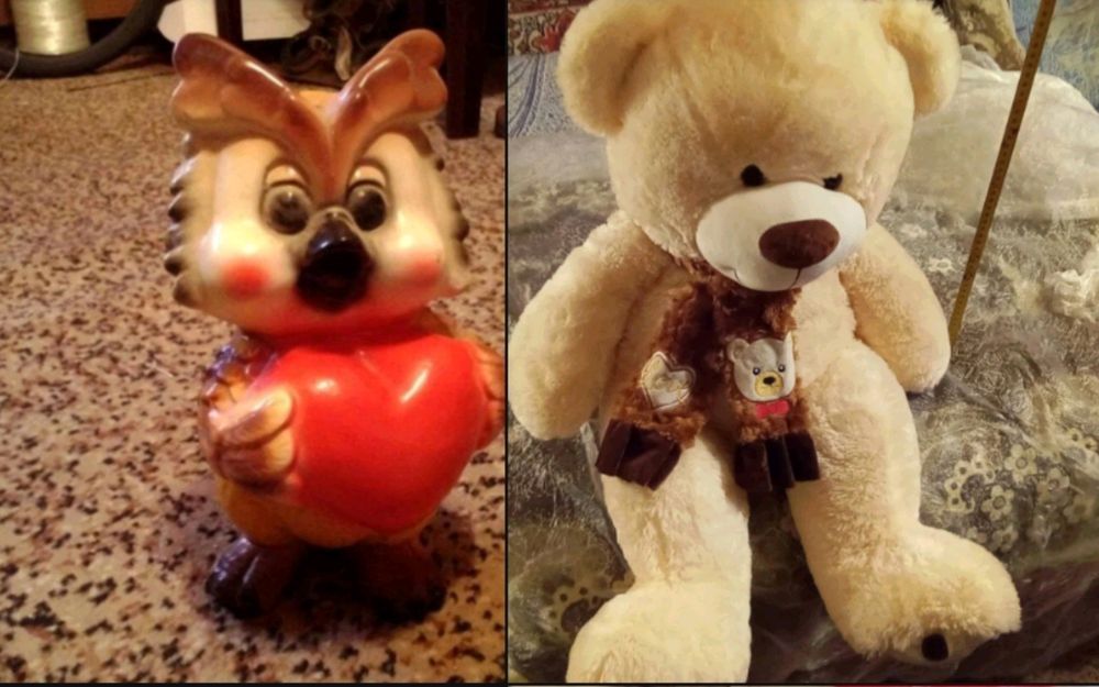 Копилка "Сова", игрушки