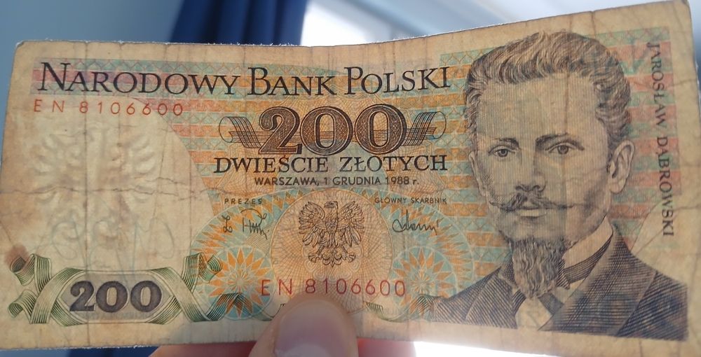 Stare polskie banknoty PRL 20,50,100,200,500,1000 zł Kopernik 1982 r