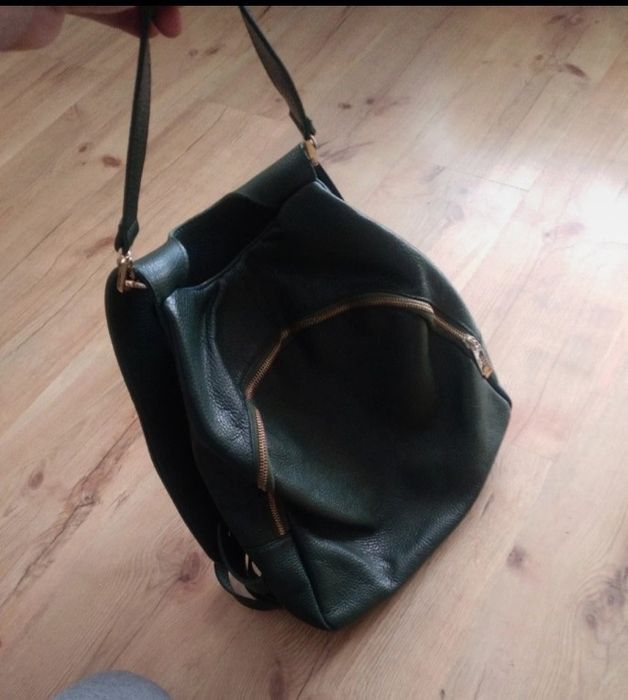 Torebka i plecak  2w1 skóra naturalna   19V69