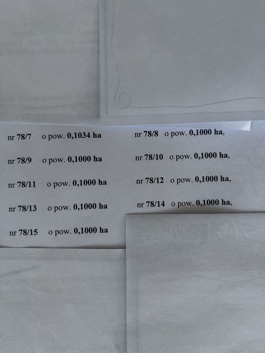 Dzialka budowlana,Rekreacyjna