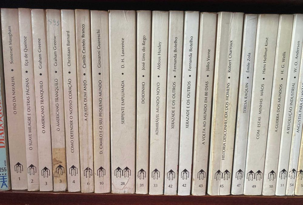 Coleção Biblioteca Universal Unibolso [números e títulos na descrição]