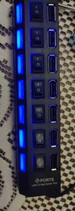 Hub usb extensão 7 portas novo