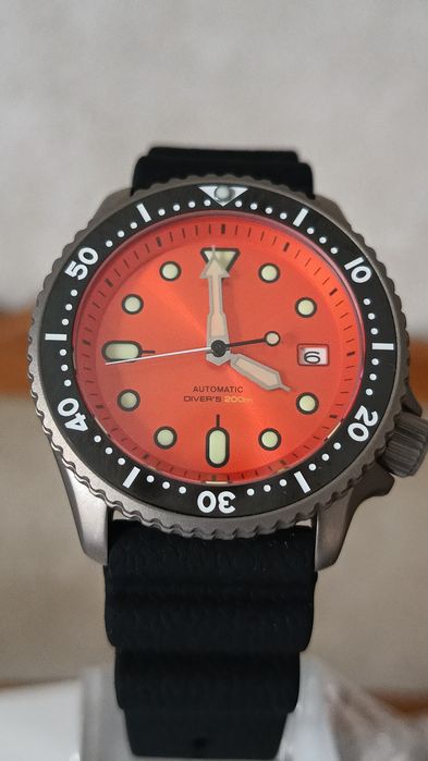Годинник Tandorio титан titanium  механізм Seiko nh35