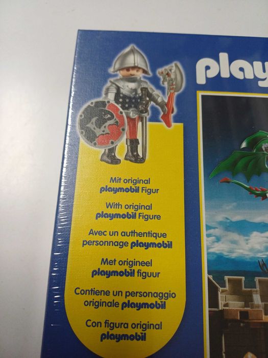 Puzzle com 150 peças e com soldado Playmobil