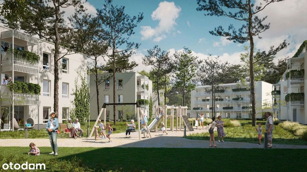 2-pokojowe mieszkanie 45m2 + taras Bezpośrednio