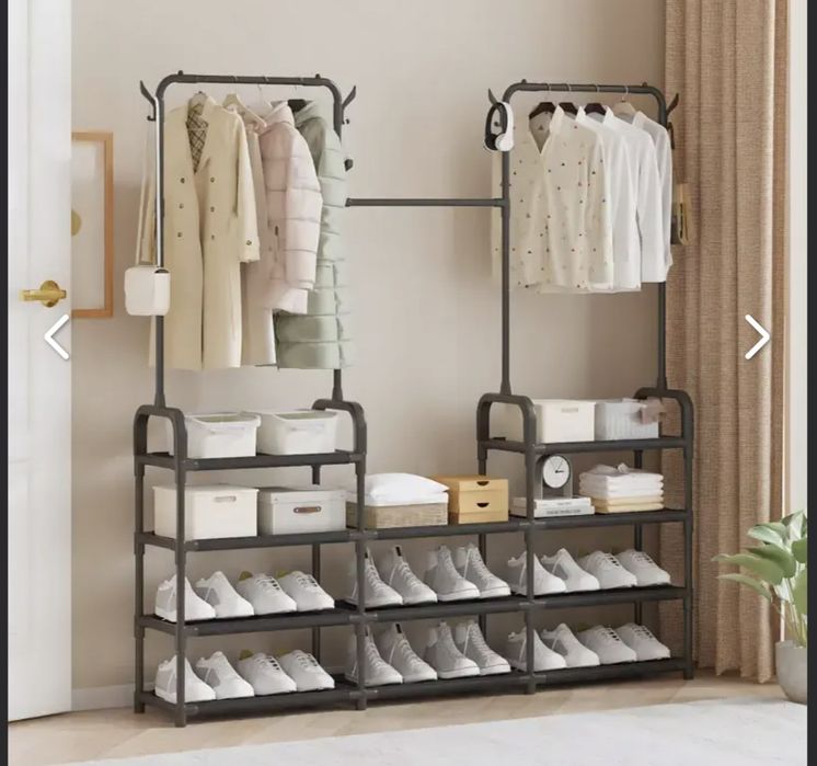 Універсальна вішалка для одягу та взуття