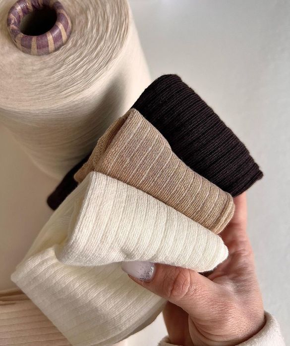 Якісні дитячі колготи у рубчик, бавовна