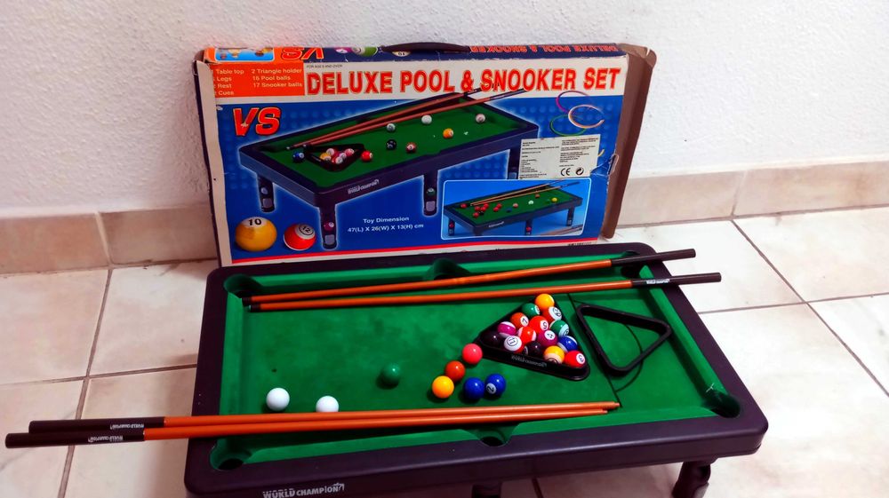 Mesa de Bilhar & Snooker Deluxe