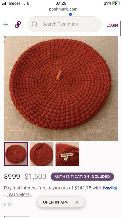берет hermes Vintage Hermes beret