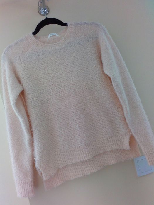 Sweter pudrowy róż rozmiar S