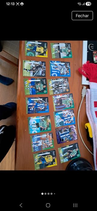 Cartas cromos futebol Ídolos (pack ou individual)