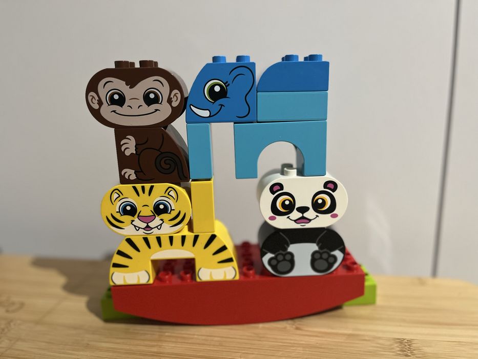 Lego duplo 10884 zwierzeta malpa panda słoń tygrys zoo