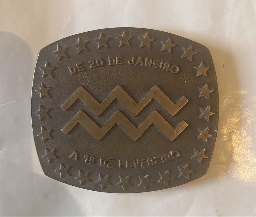 Medalhão de bronze Aquário (1972)