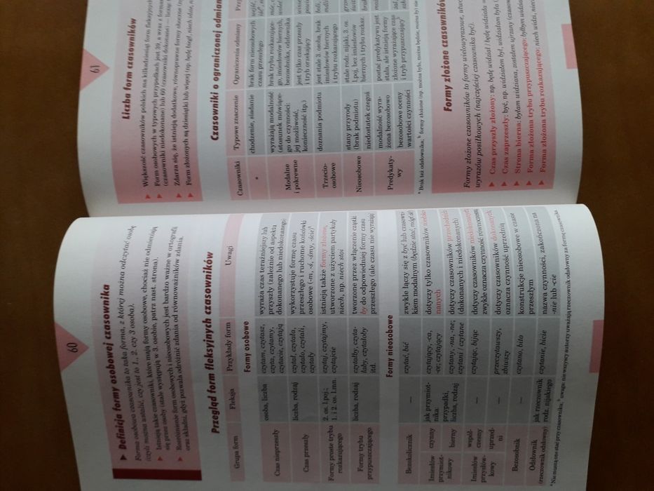 Tablice szkolne. Język polski
