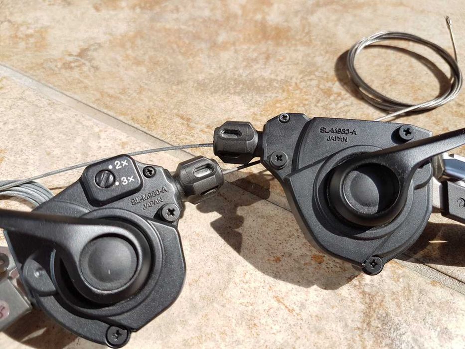 manetki Shimano XTR, SL-M980-A, 2/3x10-speed, trigger, I-Spec A