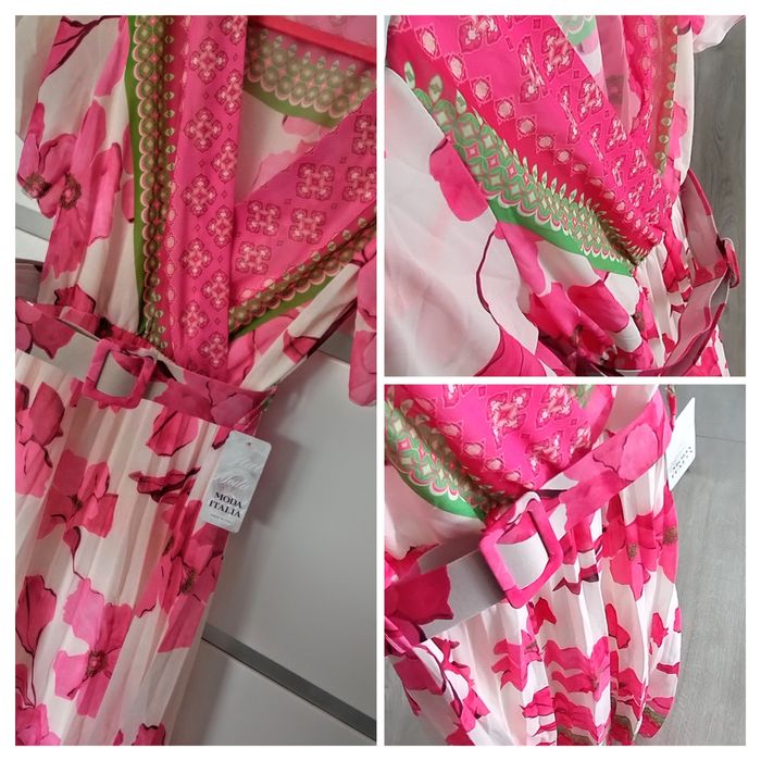 Sukienka wizytowa plisowana