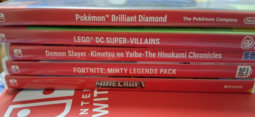 Nintendo switch com capa