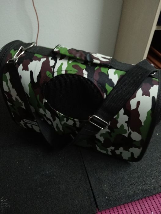 Mala de transporte de gato ou cão pequeno