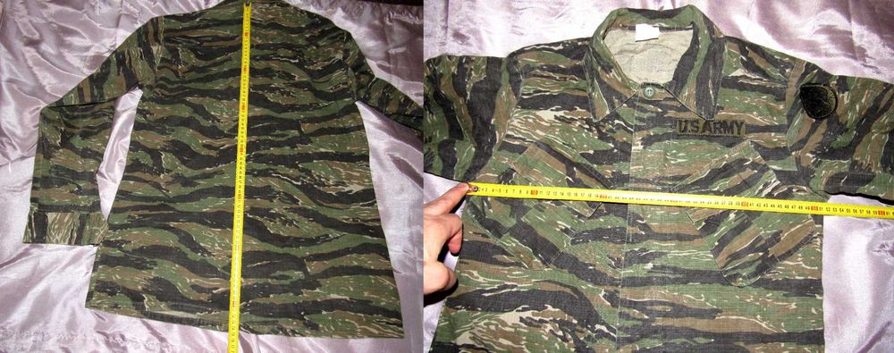Китель Tiger Stripe (Тигровый камуфляж) Вьетнам, MFH с нашивками