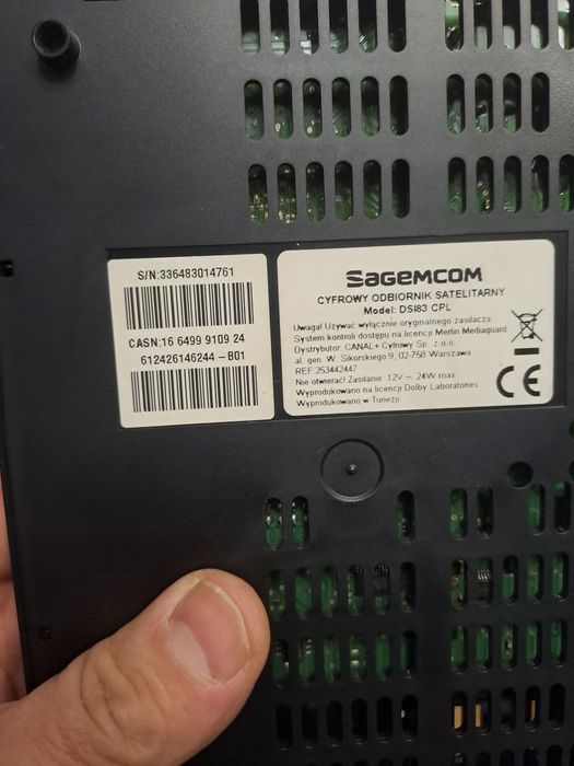 Dekoder satelitarny SAGEM