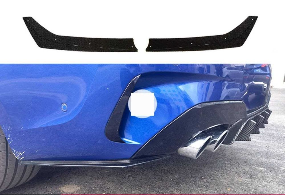 Элероны накладки бампера на BMW 5 G20 G30 F10 диффузор спойлер сплітер