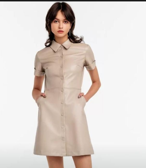 Платье женское кожзам