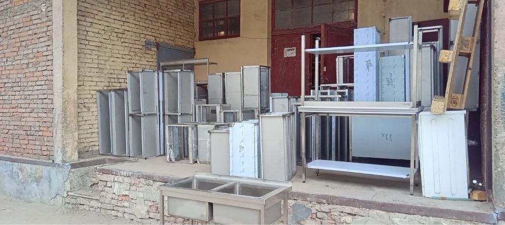 Меблі з нержавійки стіл з нержавійки стелаж.сушка.полкп.