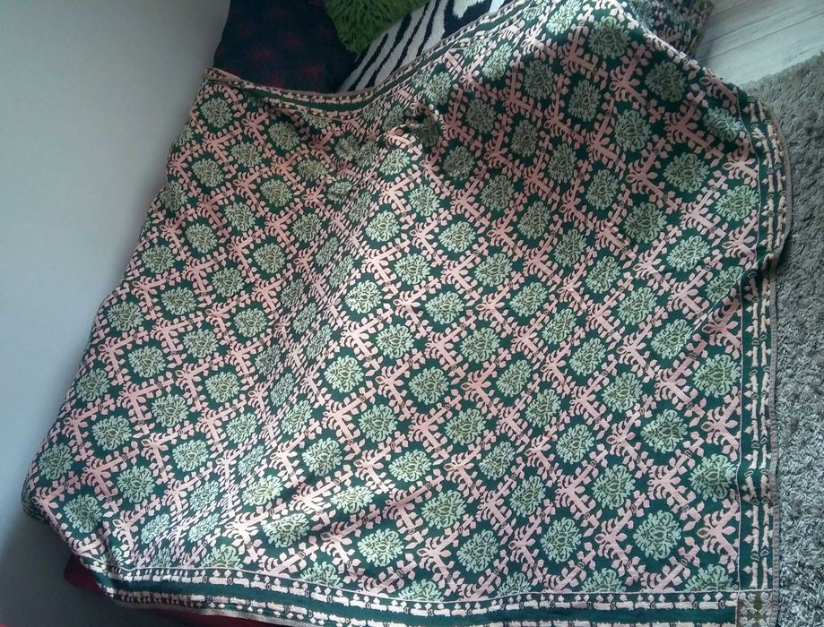 Duża 182x217cm Kapa narzuta PRL Vintage Bdb Stan