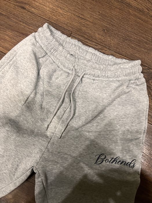 flared pants сірі