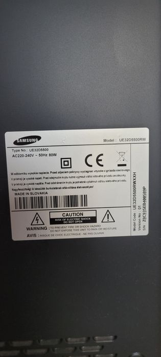 tv samsung smart 32 uszkodzony