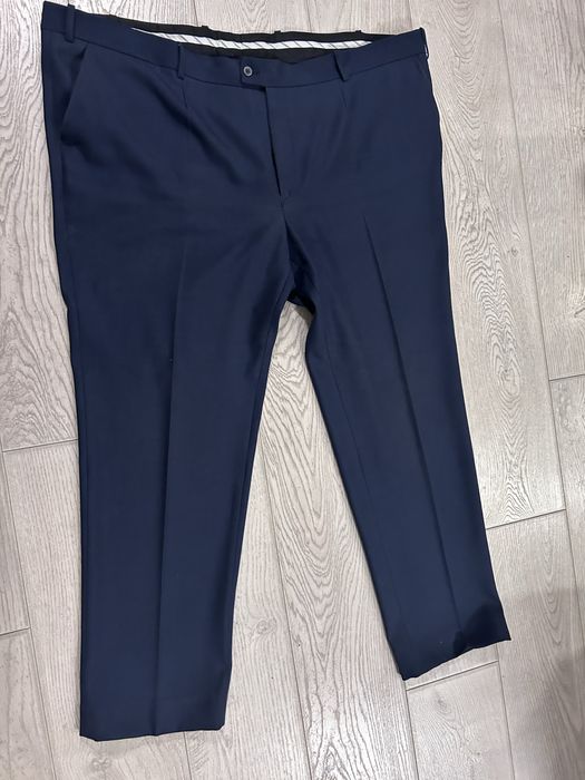 Garniturowe spodnie meskie