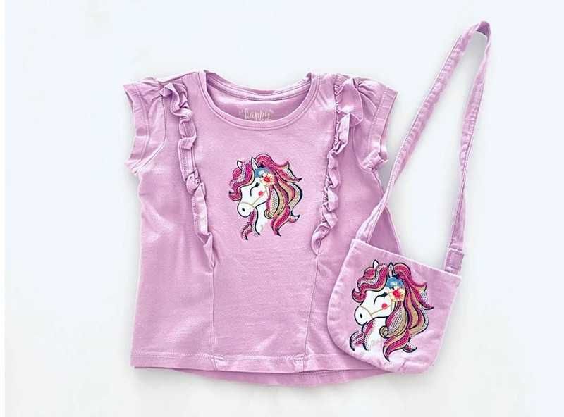 Komplet bluzek dziecięcych na krótki rękaw, Smyk, rozmiar 92