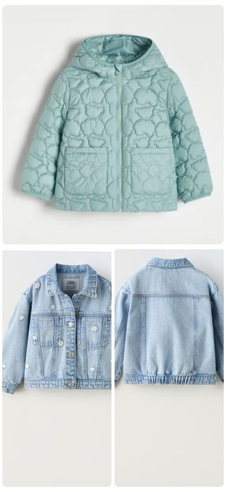 Продам  джинсову куртки Zara   Reserved 110 у віддміному стані