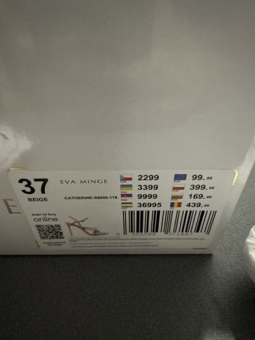 NOWE Buty Eva Minge 37 caterine-S9050