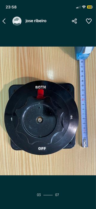 Interruptor / Seletor de bateria