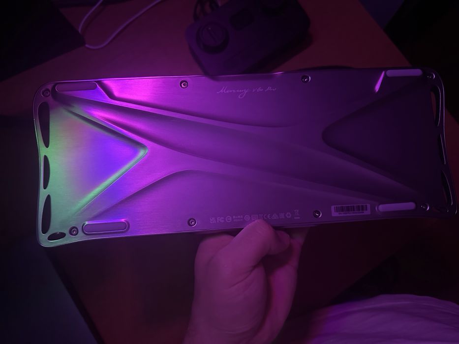 Klawiatura gravastar mercury v60 pro + ultraszybki kabel + keycaps hyperX