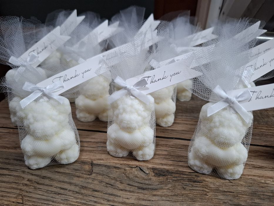 Podziękowania dla gości upomiek chrzest urodziny komunia roczek ślub